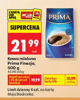 Biedronka Kawa mielona Prima oferta