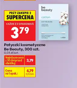 Biedronka Patyczki kosmetyczne Be Beauty oferta