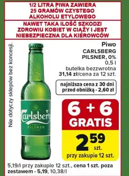 Carrefour Express Piwo Carlsberg oferta