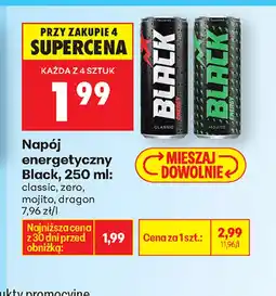Biedronka Napój energetyczny Black oferta