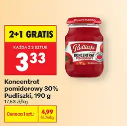 Biedronka Koncentrat pomidorowy Pudliszki oferta