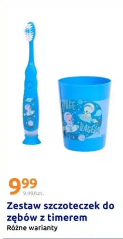 Action Zestaw szczoteczek do zębów z timerem oferta