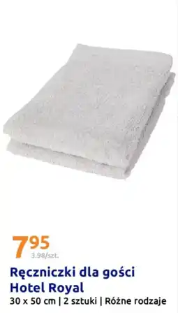 Action Ręczniczki dla gości Hotel Royal oferta