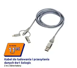 Action Kabel do ładowania i przesyłania danych 6w1 Sologic oferta