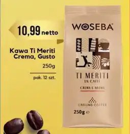 Specjał Kawa Ti Meriti Crema, Gusto oferta