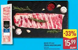 ALDI Mięsne Specjały Żeberka wieprzowe paski oferta