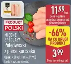 ALDI Mięsne Specjały Polędwiczki z piersi kurczaka oferta