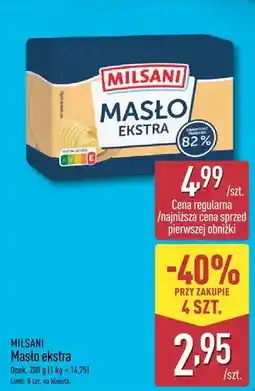 ALDI MILSANI Masło ekstra oferta