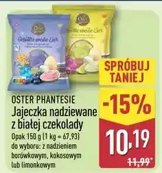ALDI OSTER PHANTASIE Jajeczka nadziewane z białej czekolady oferta