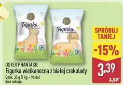 ALDI OSTER PHANTASIE Figurka wielkanocna z białej czekolady oferta