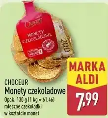 ALDI CHOCEUR Monety czekoladowe oferta