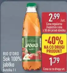 ALDI RIO D'ORO Sok 100% jabłko oferta