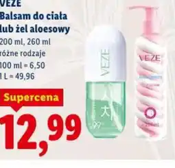 Lidl VEZE Balsam do ciała lub żel aloesowy oferta