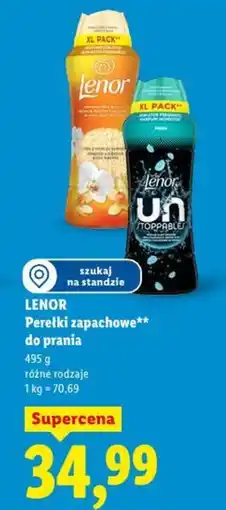 Lidl Lenor Perełki zapachowe oferta