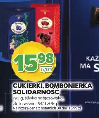Cukierki, bombonierka śliwka nałęczowska