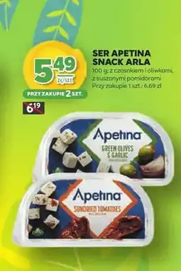 Stokrotka Ser snack z czosnkiem i oliwkami, z suszonymi pomidorami oferta