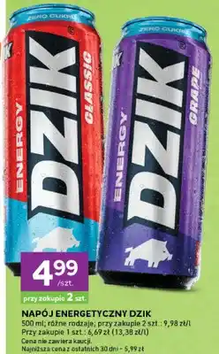 Stokrotka Napój energetyczny różne rodzaje oferta