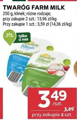 Stokrotka Twaróg Farm Milk różne rodzaje oferta