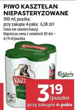 Stokrotka Piwo niepasteryzowane puszka przy zakupie 4-paka oferta