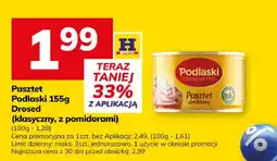 Hitpol Pasztet Podlaski 155g Drosed (klasyczny, z pomidorami) oferta