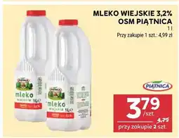 Stokrotka Mleko wiejskie 3,2% OSM oferta