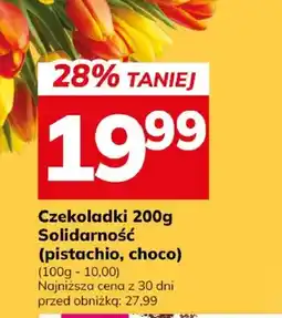 Hitpol Czekoladki 200g Solidarność pistachio, choco oferta