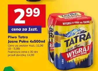 Hitpol Piwo Tatra Jasne Pełne oferta