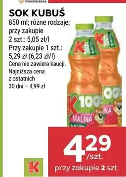 Stokrotka Sok różne rodzaje przy zakupie 2 szt oferta