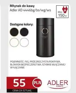 Kakto Młynek do kawy Adler AD 4446bg/bs/wg/ws oferta