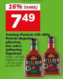 Hitpol Ketchup Pemium 425-465g Roleski łagodny, pikantny, bez cukru pikantny, łagodny) oferta