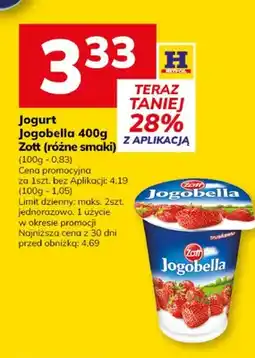 Hitpol Jogurt Jogobella 400g (różne smaki) oferta