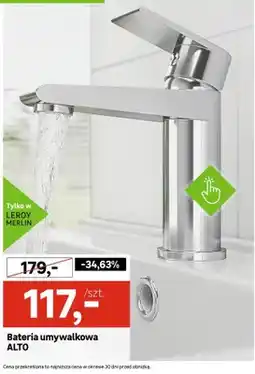 Leroy Merlin Bateria umywalkowa ALTO oferta