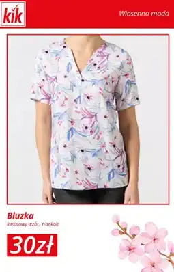 KiK Bluzka kwiatowy wzór, Y-dekolt oferta