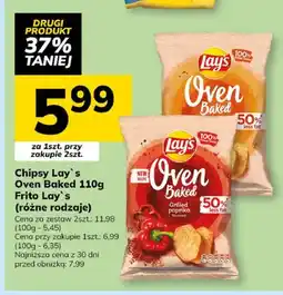 Hitpol Chipsy Oven Baked 110g Frito Lay's (różne rodzaje) oferta