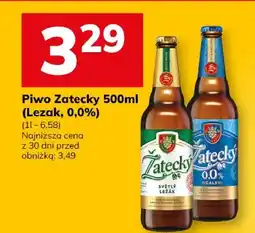 Hitpol Piwo Zatecky 500ml (Lezak, 0,0%) oferta