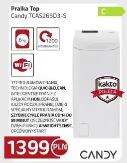 Kakto Pralka Top TCAS265D3-S oferta