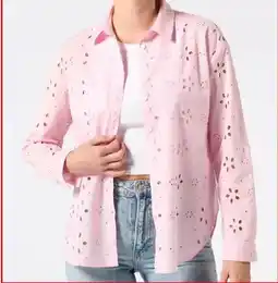 KiK Bluzka ażurowy wzór, zapinana na guziki oferta