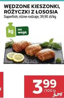 Stokrotka Wędzone kieszonki, różyczki z łososia superfish oferta