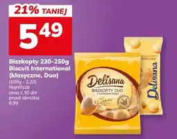 Hitpol Biszkoptki 230-250g Biscuit International Delissima Duo oferta