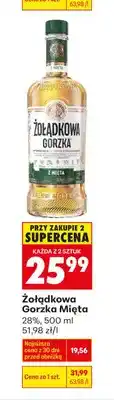 Biedronka Wódka Żołądkowa Gorzka mięta oferta