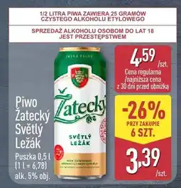 ALDI Piwo Żatecky Světlý Ležák oferta