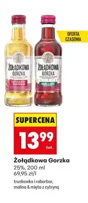 Biedronka Wódka gorzka malina & mięta z cytryną oferta