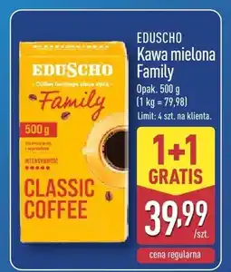 ALDI Kawa mielona Family 1+1 GRATIS oferta