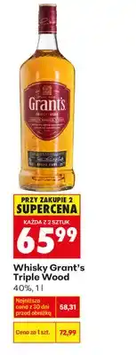 Biedronka Whisky Grant's Triple Wood oferta