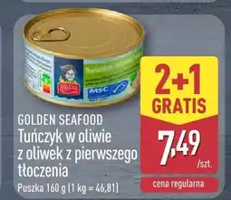 ALDI Tuńczyk w oliwie z oliwek z pierwszego tłoczenia 2+1 GRATIS oferta