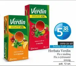 Specjał Herbata Verdin oferta