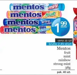 Specjał Mentos oferta