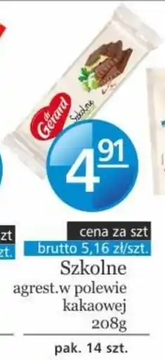 Specjał Szkolne agrest. w polewie kakaowej oferta