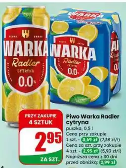Dino Piwo Warka Radler Cytryna oferta