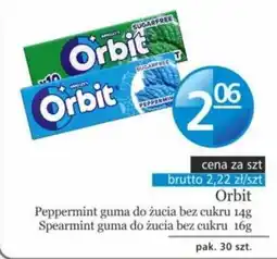 Specjał Orbit Peppermint guma do żucia bez cukru / Spearmint guma do żucia bez cukru oferta